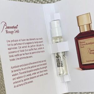 Maison Francis Kurkdjian Baccarat Rouge 540 Perfume Sample